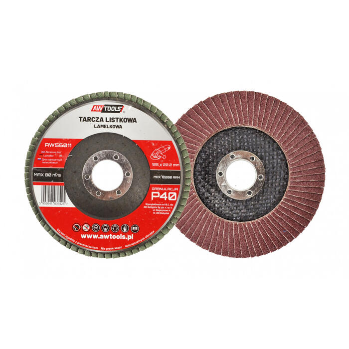Zirconu abrazīvais disks 125mm P120, konisks