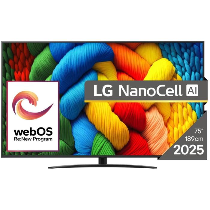 Lg NanoCell AI televizors 75NANO81A3A.AEU