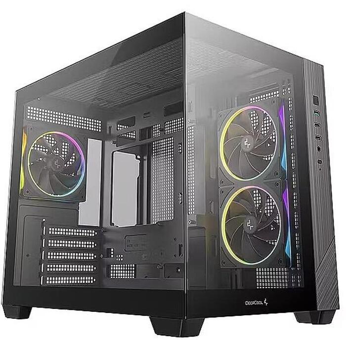 Deepcool Korpuss CG330 3F, R-CG330-BKNGM3-G, 1+1