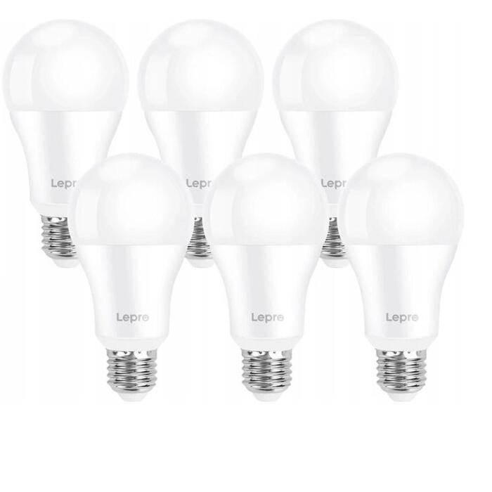 LEPRO 100080-DW-EU-6 LED spuldze, E27, A60