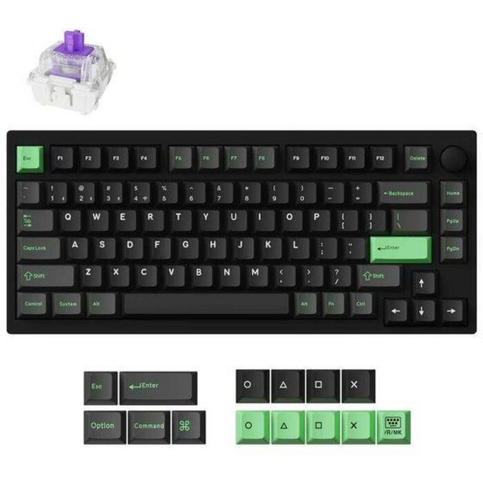 Keychron Klaviatūra P1H-M1Z 75% RGB LED