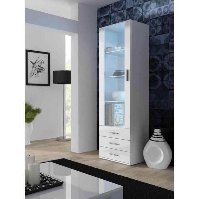 Cama MEBLE Cama vitrīna SOHOWITS1 BI/BI