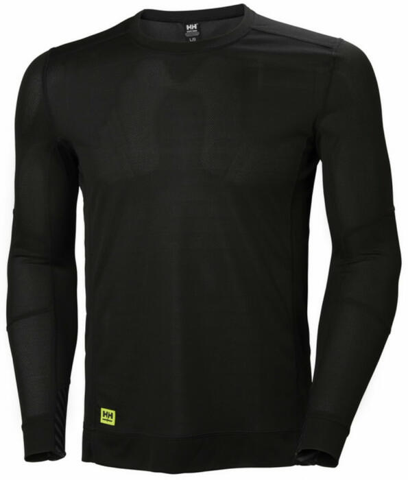 Helly Hansen Термокрест HH Lifa 75105_990-M, черный, M, 125 г/м², 100% полипропилен, без боковых швов (75105_990-M)