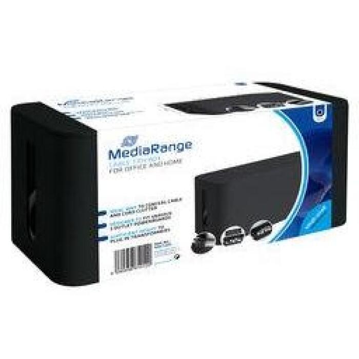Mediarange Коробка для кабелей MRCS306, черная, 0.31кг (MRCS306)