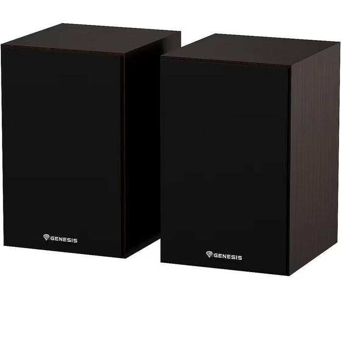 Genesis колонки Arsen 302BT NGS-2344, 20Вт, 2.0 канала, Bluetooth 5.3, 50-20000Гц, активные, bass reflex, коричневый (NGS-2344)