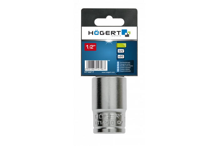 Muciņu atslēga 1/2" 10mm HT1A210 HOGERT