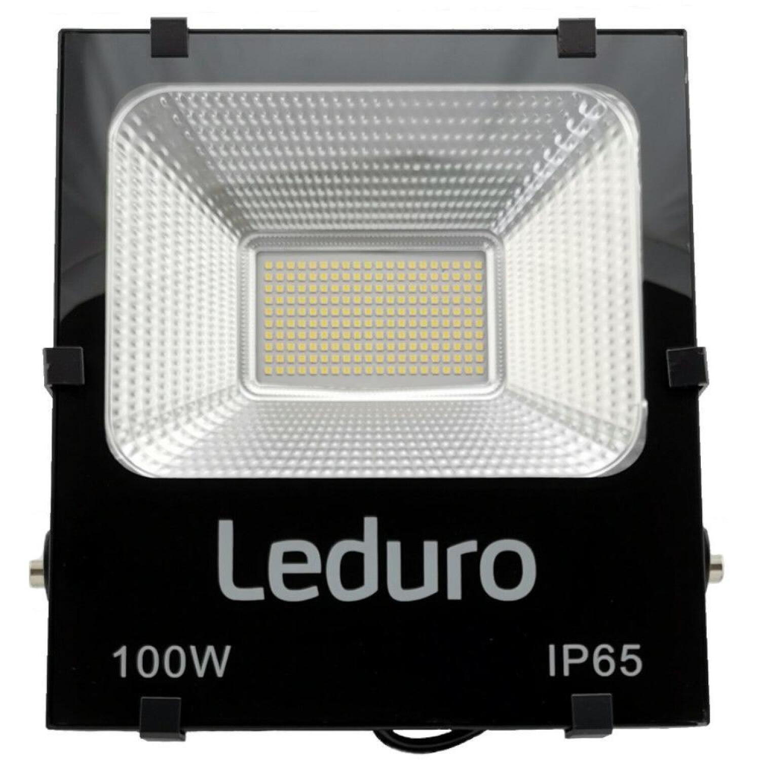 Leduro светодиодный прожектор 46601, 100W, 12000lm, 4500K, 100°, IP65, AC 85-265V, 25000h, A++, черный (46601)