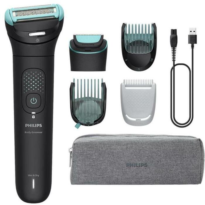 Philips Trimmeris BG7470/15, 120min, 4 piederumi, 1-7mm, 2D elastīga galva, bez eļļas, uzlādes indikators (BG7470/15)