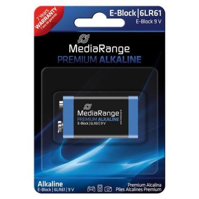 Mediarange Akumulators MRBAT107, 9V, Alkaline, cilindrisks