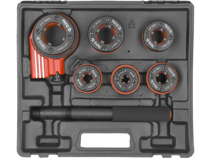 Yato cauruļu vītņgriežu komplekts YT-2900, 7