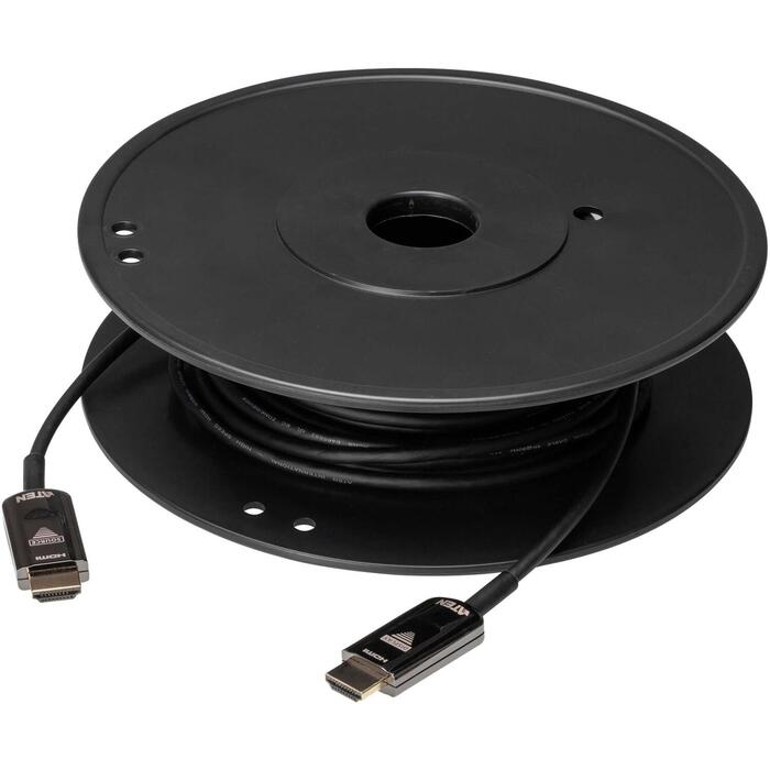 Aten HDMI активный оптический кабель VE781020-AT, 20м, поддержка 4K, активный оптический кабель (VE781020-AT)