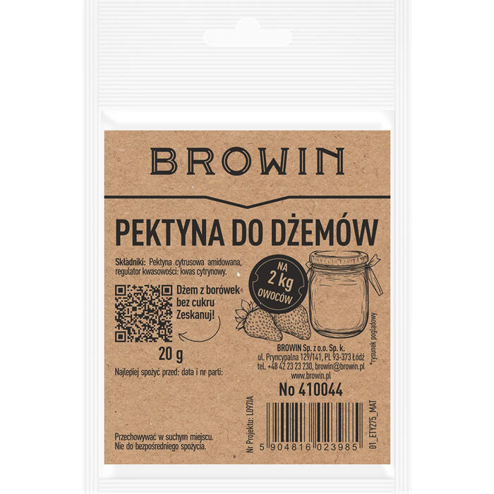 Pektīns ievārījumam BROWIN 410044 Citrusaugļu, amidēts