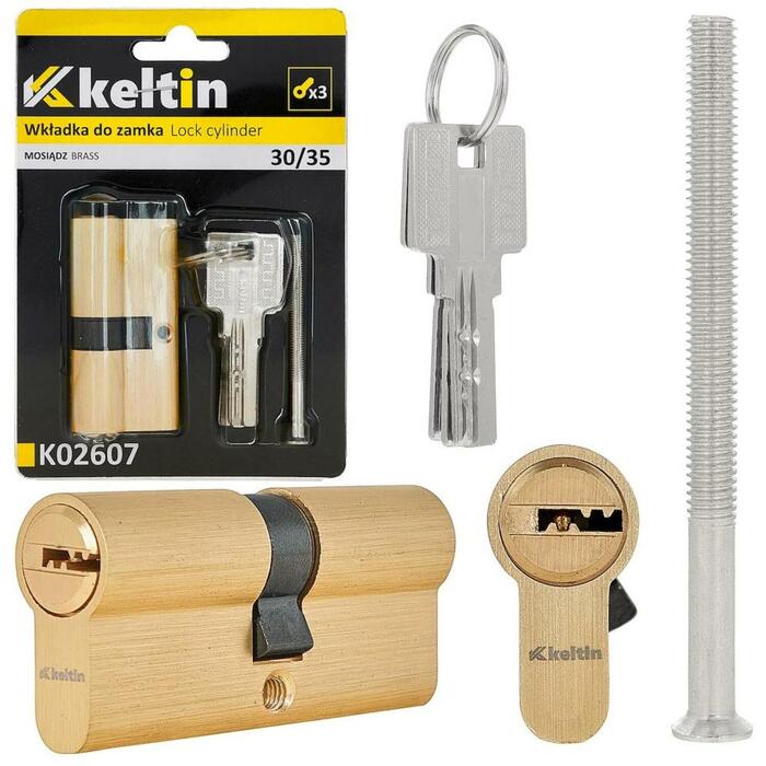 Keltin Slēdzenes cilindrs K02607, 30/30 mm
