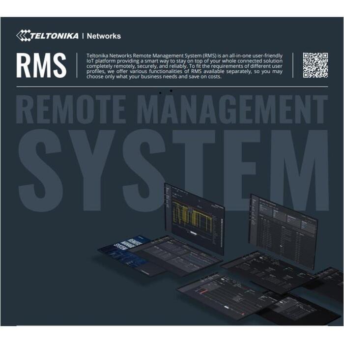 Teltonika RMS MANAGEMENT PACK 10 Year RMSMP1000000, 1 лицензия, 10 лет, локальная установка (RMSMP1000000)