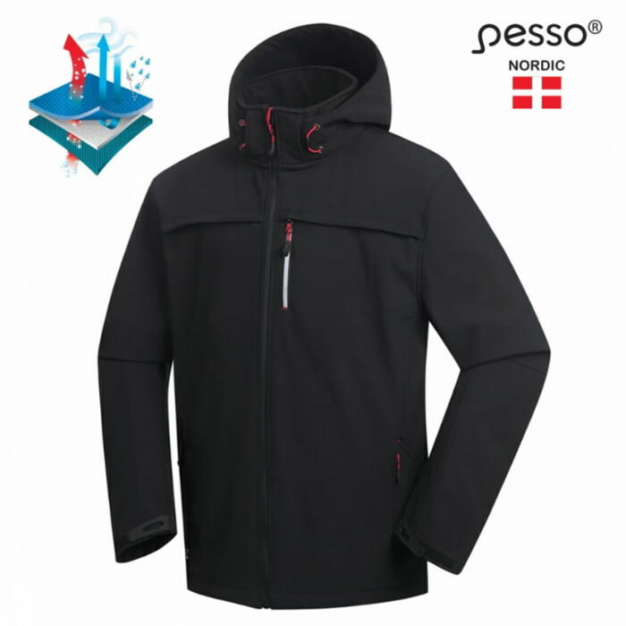 Softshell jaka Atlanta, L, PESSO, 5000g/m²