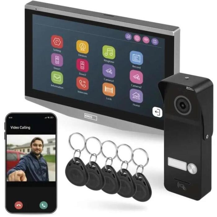 Emos Videodomofons 7" IP-750A H4020, 7&quot