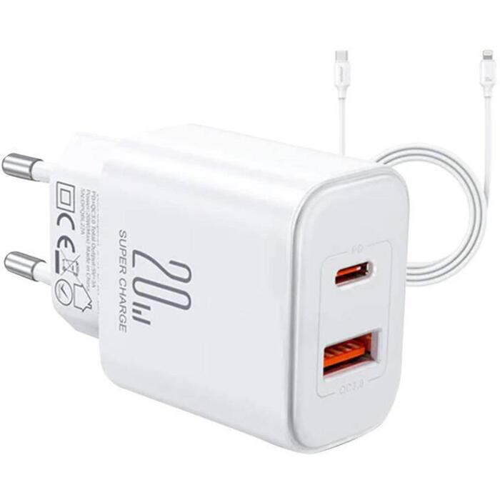Joyroom JR-TCF05 lādētājs, 20W, 2xUSB, PD3