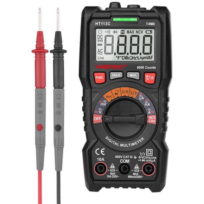 Habotest HT113C digitālais universālais multimetrs, 2000