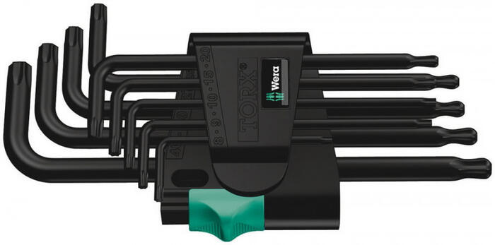 TORX skrūvgriežu komplekts 967/9 TX 1 (9gab.) 05024242001 WERA (05024242001)