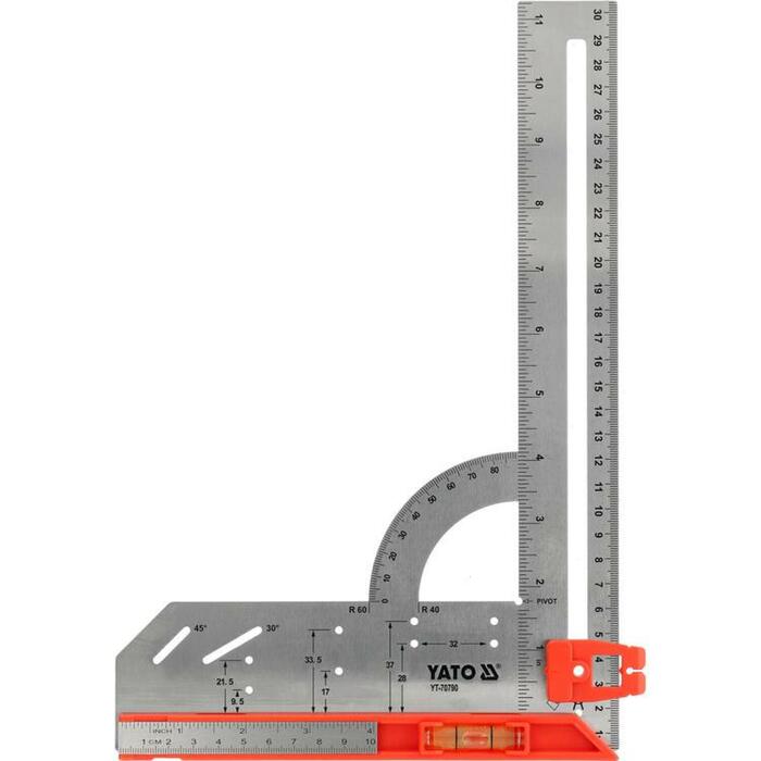 Yato Leņķis YT-70790, 300 mm, nerūsējošais