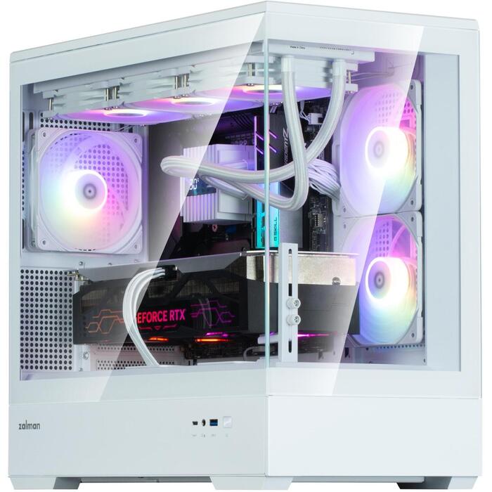 Zalman P30 WHITE V2, Micro-ATX Mini-Tower