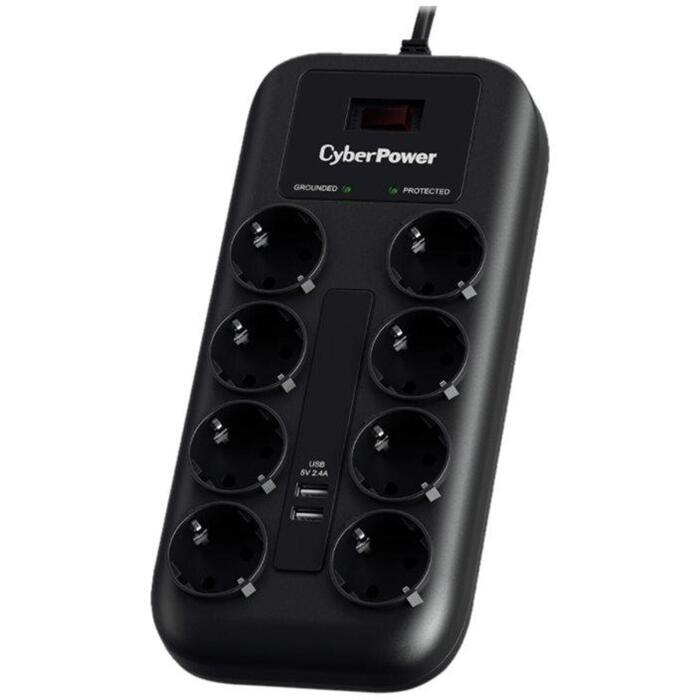 CyberPower Pārsprieguma aizsargs P0820SUF0-DE, 8x CEE