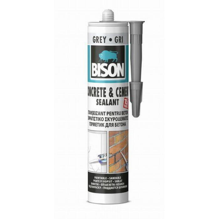 Cementam & Betonam Pelēks 310ml 6308704 BISON (6308704)