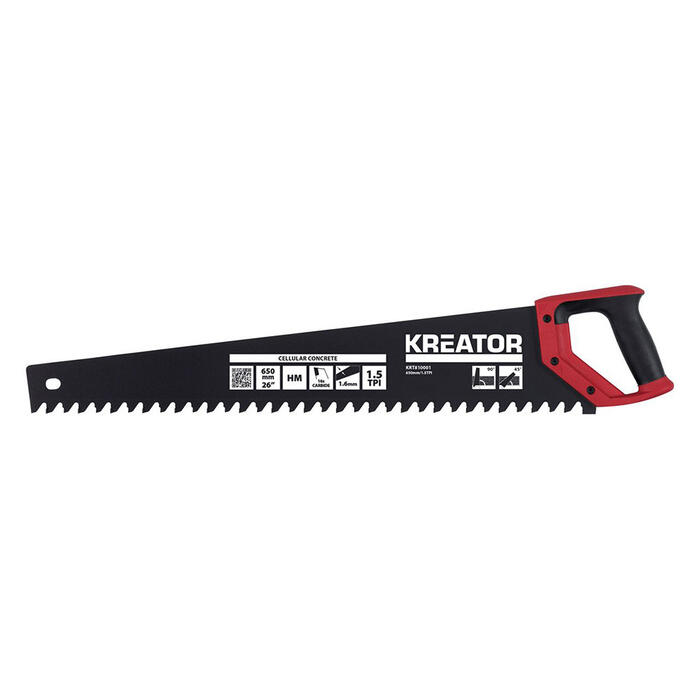 Zāģis gāzbetonam 650mm Kreator (KRT810001)