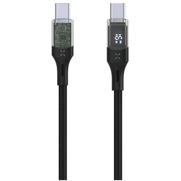 Fixed USB-C kabelis, FIXDD-CC2-BK, 2m, 100W