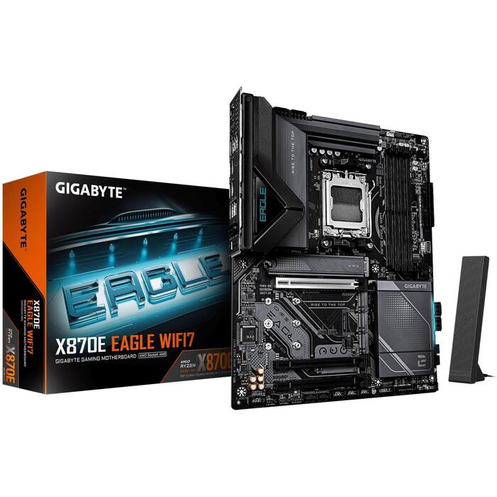 Mainboard|GIGABYTE|AMD X870E|Socket AM5|ATX|RAM DDR5-SDRAM|4xSlots|Wi-Fi Yes|Bluetooth Yes|4xNumber