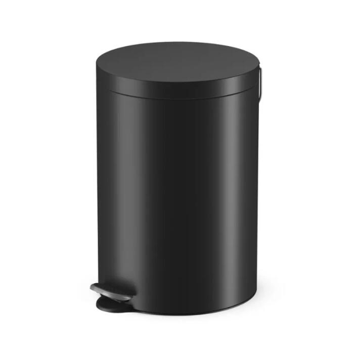 Hailo Мусорное ведро Selekta M 035020601, 20л, матово-черный, Soft Close, педаль, внутреннее ведро (035020601)