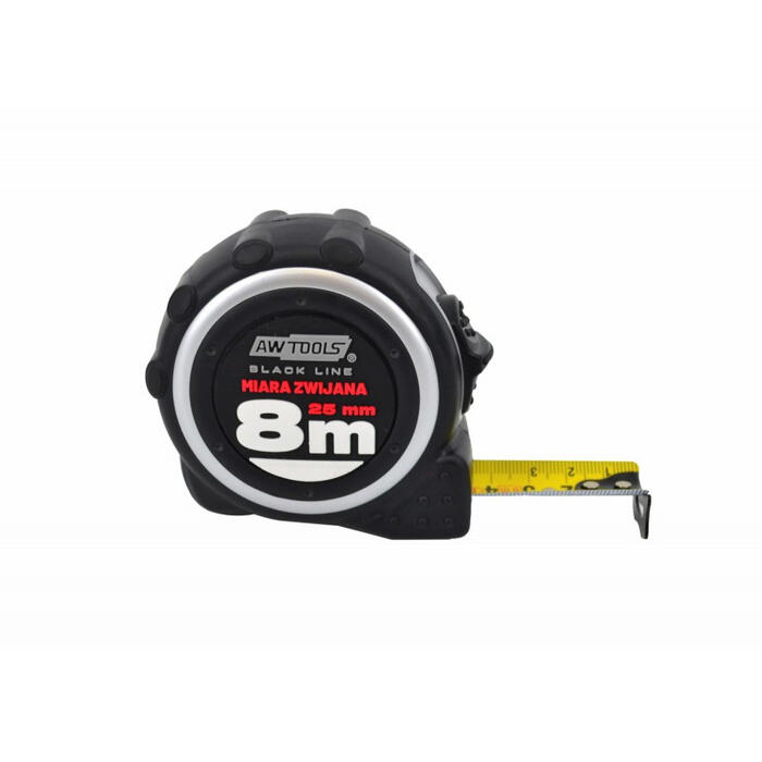 Metriska lente 8m, 25mm, ABS plastmasa