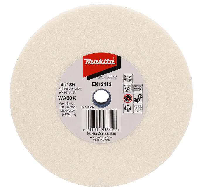 Slīpripa 150x16x12,7mm, B-51926 MAKITA (B-51926)