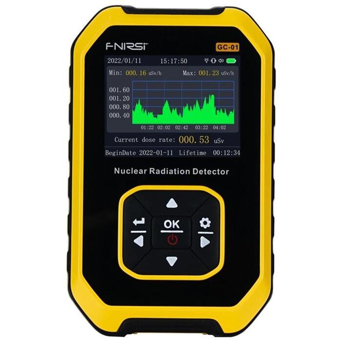 Fnirsi GC-01 detektors, 0.01-10000 µSv/h