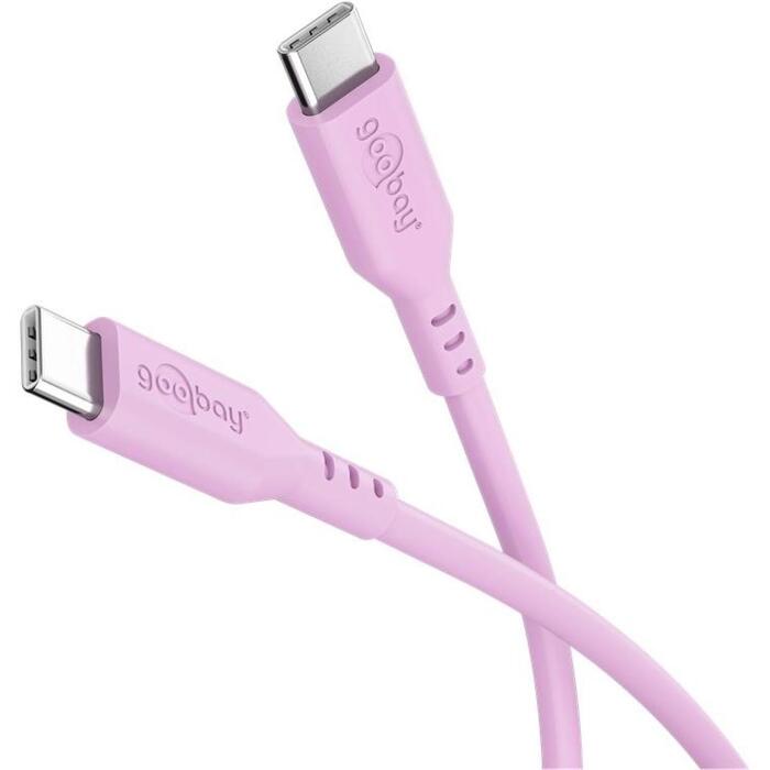 Goobay USB-C Silikona kabelis 77746, 1