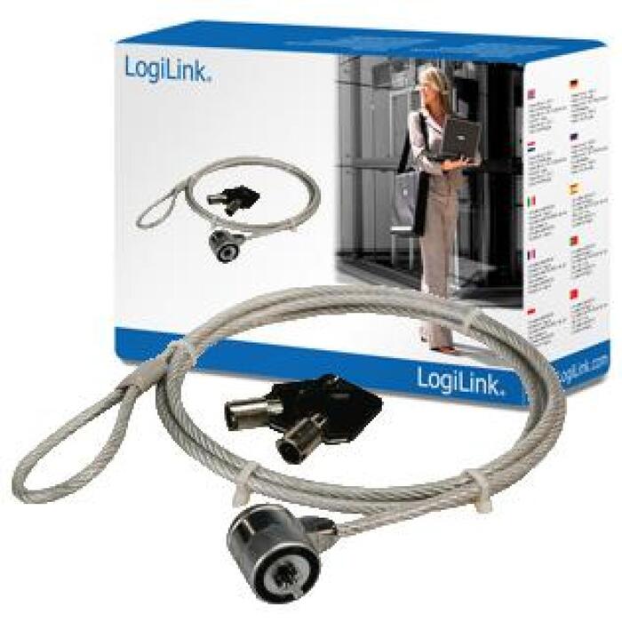 Logilink drošības kabelis ar slēdzeni nbs003