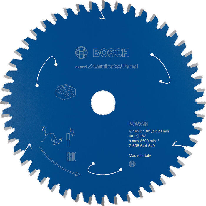 Expert for LaminatedPanel 165x20x1.8/1.2x48T