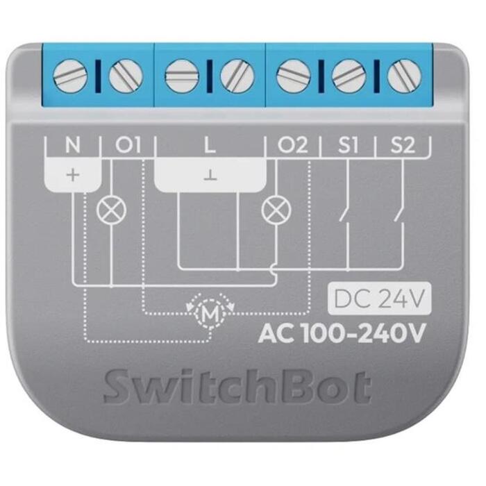 SwitchBot Relay Switch 2PM W5502320, viedais
