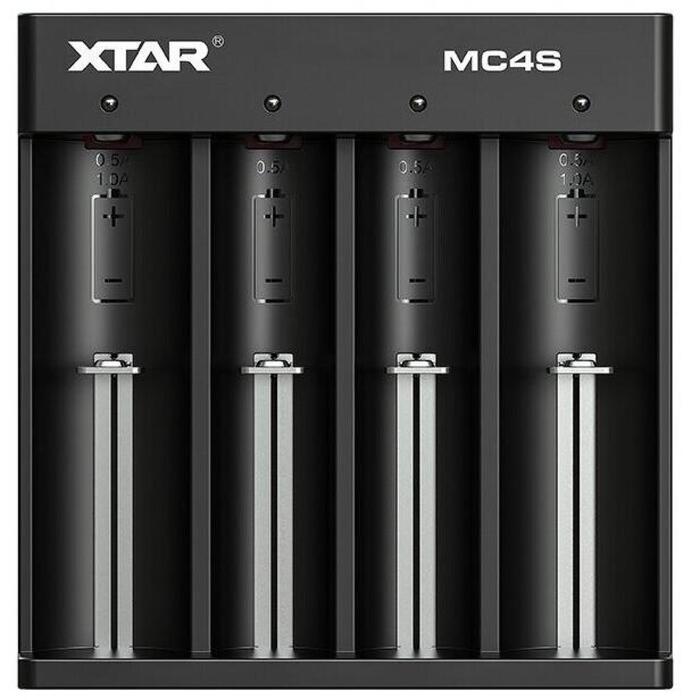 Xtar MC4S bateriju lādētājs, 2x1A/4x0.5A