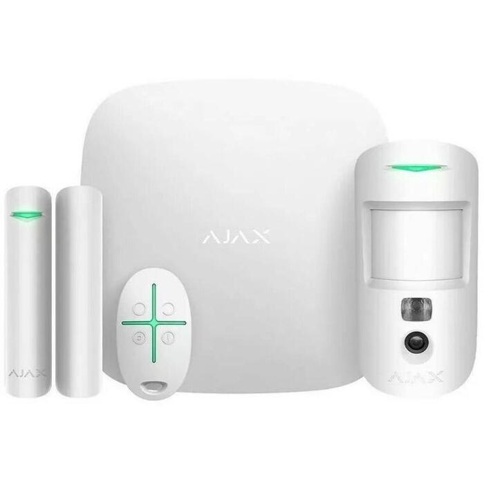 ALARM SECURITY STARTERKIT CAM/WHITE 38172 AJAX (38172)