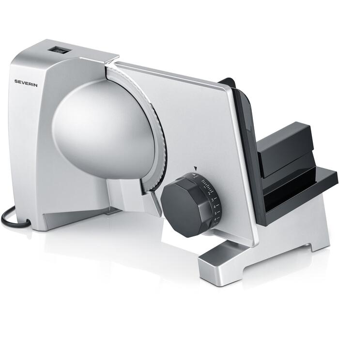 Severin Нож для нарезки AS 003917, 130W, 0-23mm, нержавеющая сталь, съемный нож, гигиеническая очистка (AS 003917)