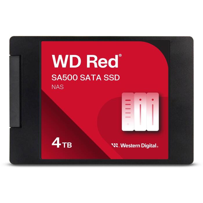 SSD|SANDISK|Red SA500|POWERED BY SANDISK|4000 GB|Serial ATA III|Write speed 520 MB/s|Read speed 560 MB/s|2.5"|2500xTBW rating|WDS400T2R0A (WDS400T2R0A)