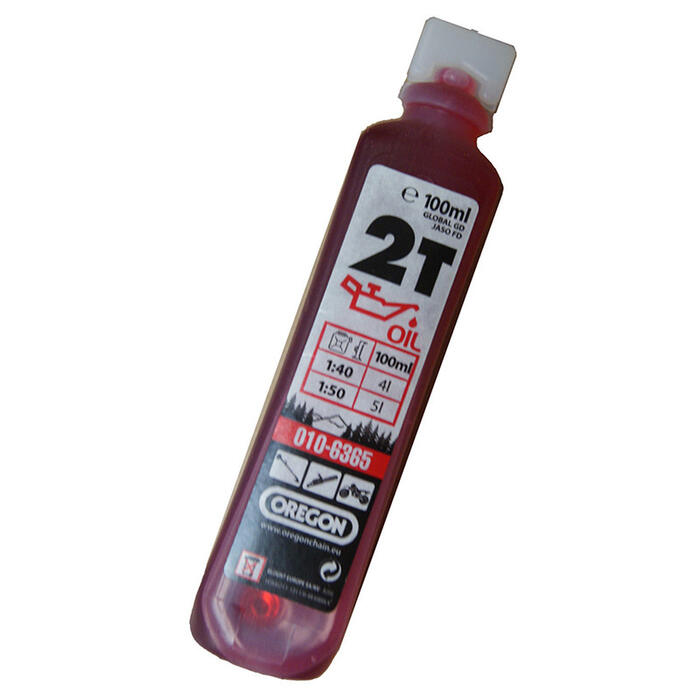 Motoreļļa 2-taktu sarkanā 1:50 0.1l