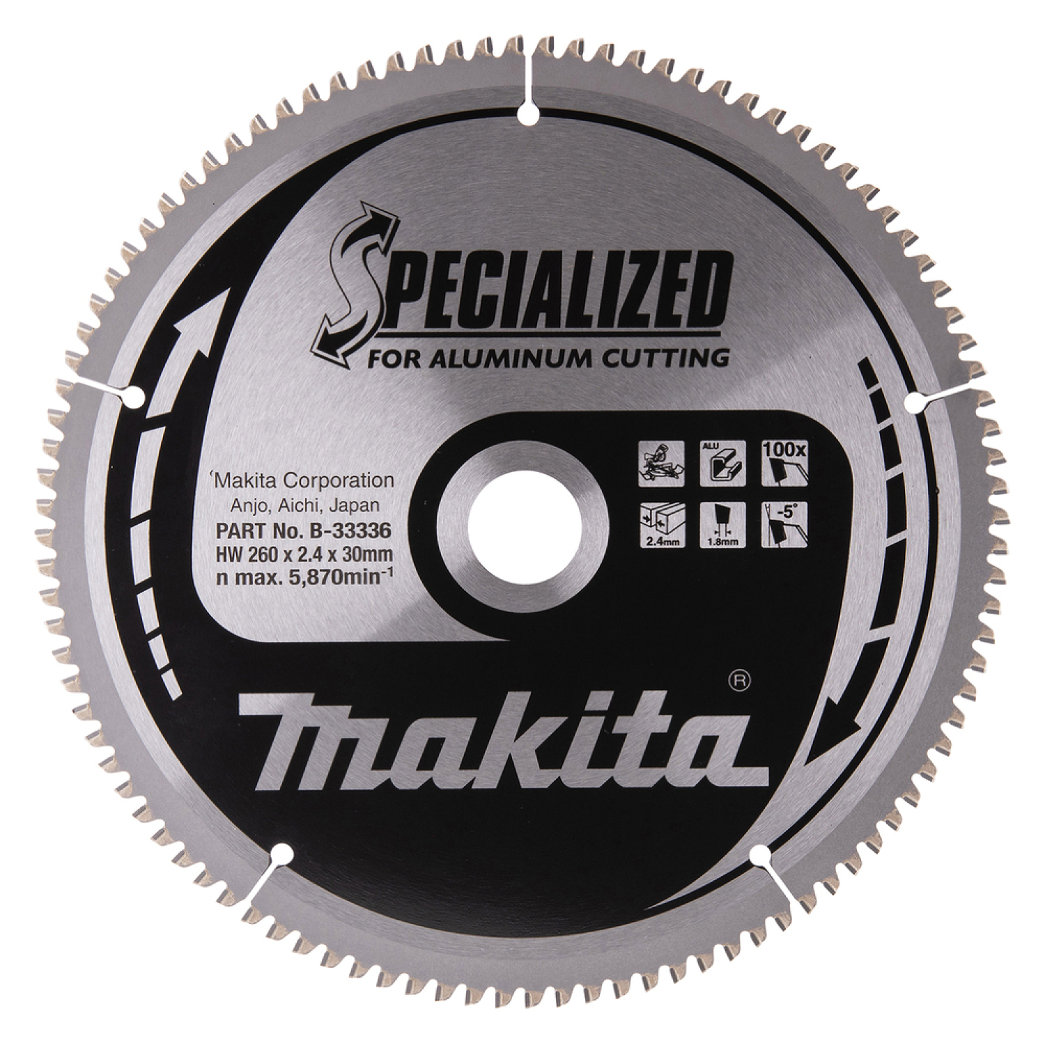 Zāģripa T.C.T. SPECIALIZED 260x2