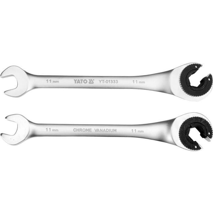 Yato sprūdrata atslēga 11mm, 174mm, 72T