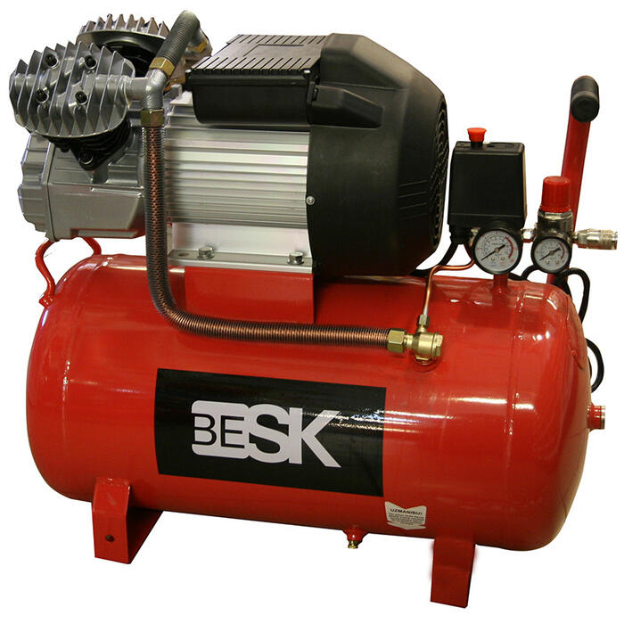 Kompressors 50l 369l/min 8bar BESK (9099629)