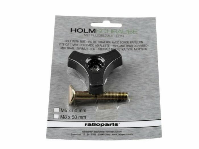 Holmschraube + Flügelmutter M8, Ratioparts, 810-064