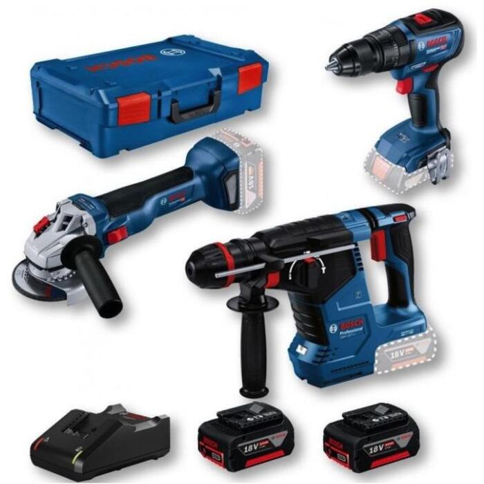 Bosch instrumentu komplekts GSB 18V-50 GWS
