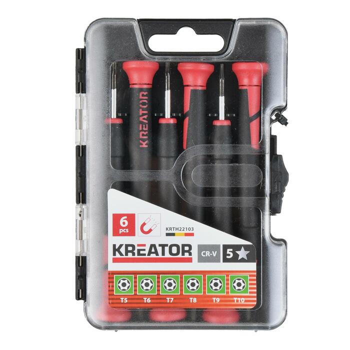 Kreator precizitātes skrūvgriežu komplekts KRTH22103, 6