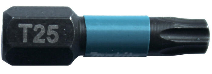 Skrūvgrieža uzgalis T25X25MM IMPACT BLACK, B-63688